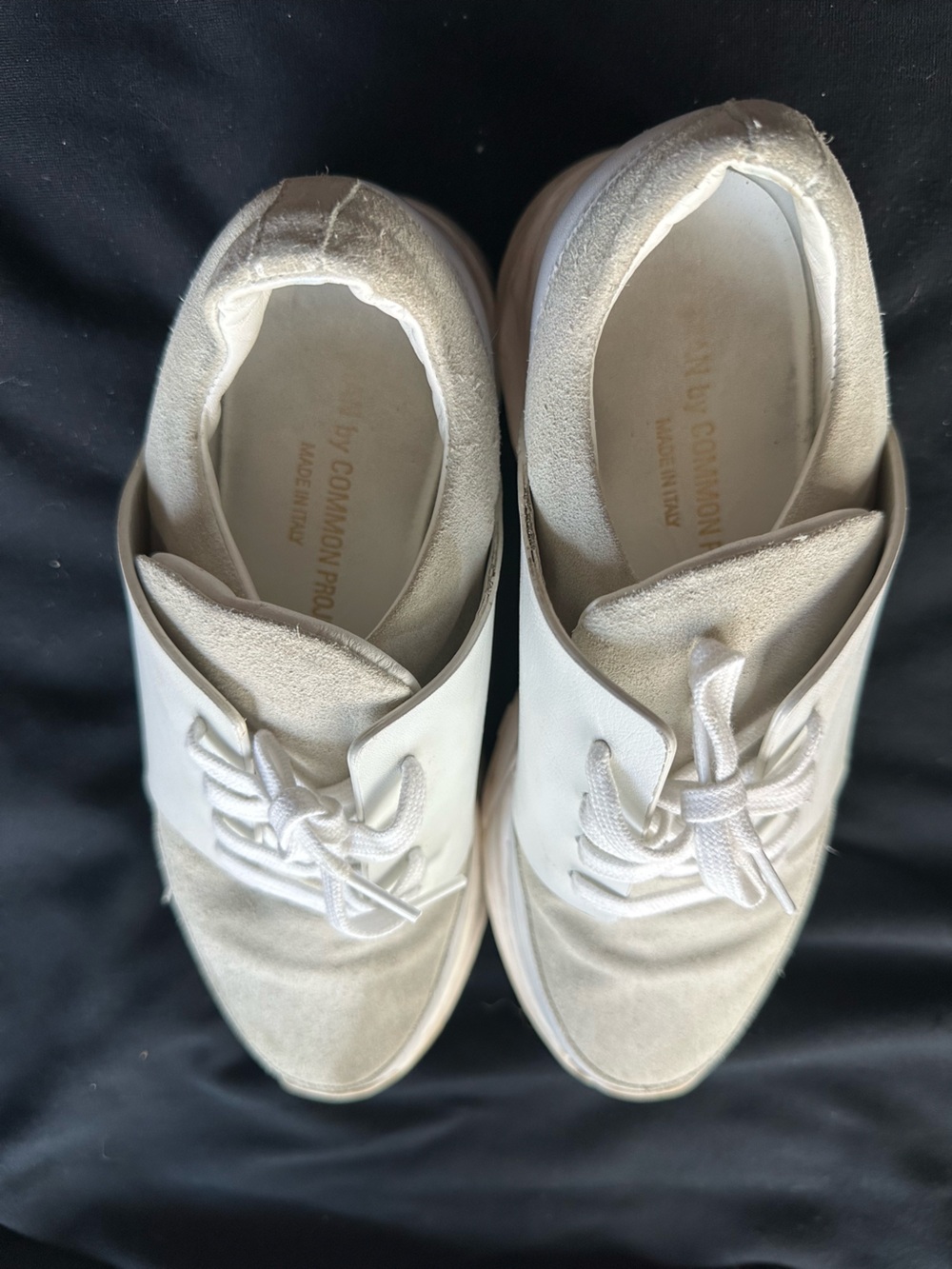 Common Projects Made in Italy Women's White and Cream Runner EU 37 Sneakers US 7 - Picture 10 of 16